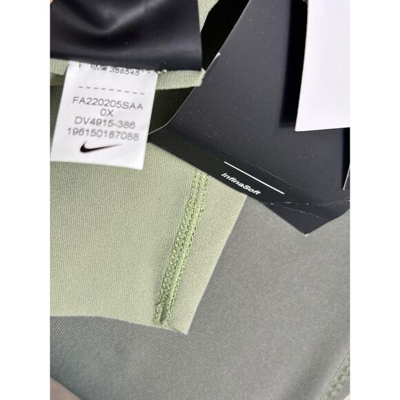 Nike Pants Womens 0X Green Zenvy Legging High Rise 7/8 Length Plus Training - Picture 5 of 8